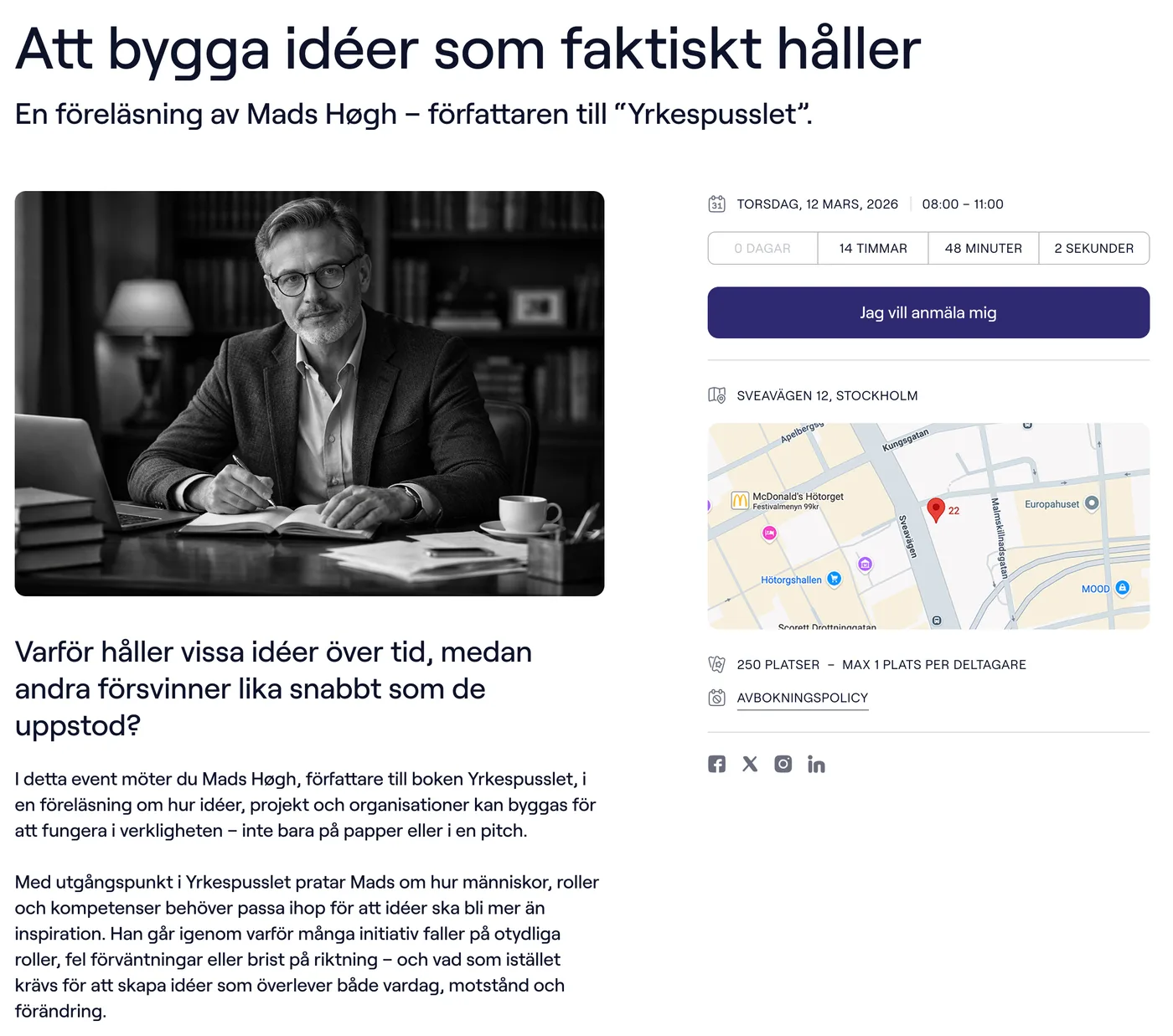 Tapahtuman luominen Memlistissä