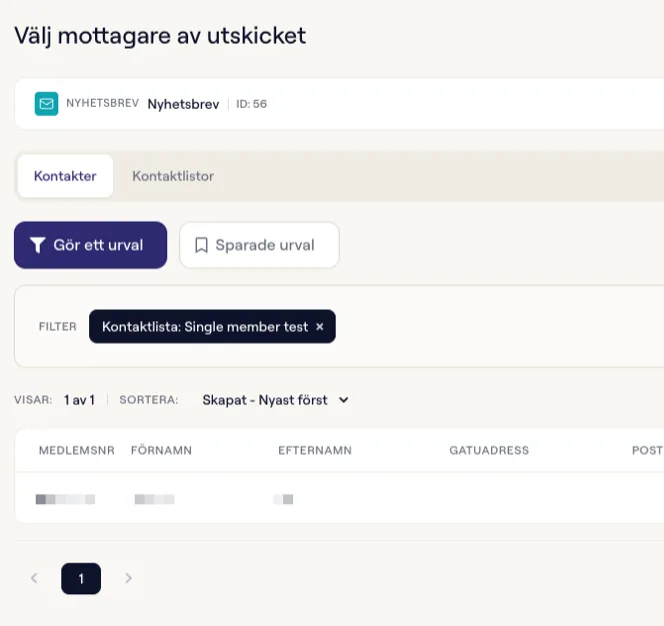 Valitse vastaanottajat